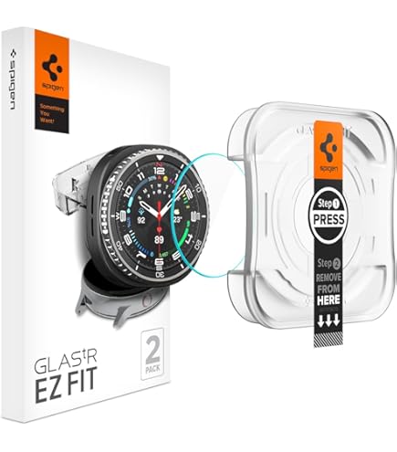 Amazon.co.jp: For Galaxy Watch5 44mm ガラスフィルム 2枚